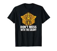 Queen Bee Don't Mess with The Colony Beekeeper Camiseta