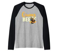 Queen Bee Honey Bee Queen Apicultor Camiseta Manga Raglan