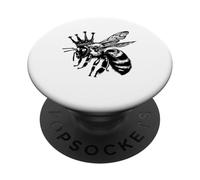 Queen Bee Lindo Apicultor PopSockets PopGrip Adhesivo