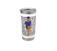 Queen Black Girl Magic Melanin Mujeres Madre Tía Sista Mamá Vaso térmico de acero inoxidable de doble pared