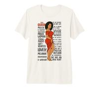 Queen Black Girl Magic Melanin Poppin Girl Power Mujeres Mujeres Camiseta Premium