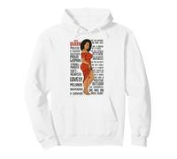 Queen Black Girl Magic Melanin Poppin Girl Power Mujeres Mujeres Sudadera con Capucha