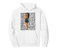 Queen Black Girl Magic Melanin Poppin Girl Power Mujeres Mujeres Sudadera con Capucha