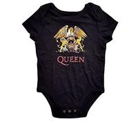 Queen - Body para Bebé Classic Escudo para Niños/Niñas (24 Meses) (Negro)