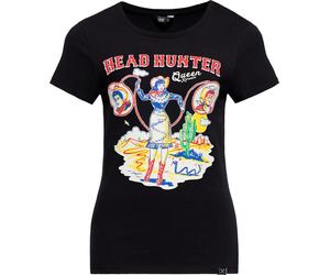 Queen Camiseta básica de mujer Kerosin "Head Hunter" QKU41011 L