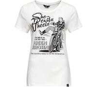 Queen Camiseta con estampado de parafina QKU21010 Offwhite XXL