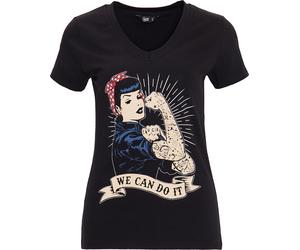 Queen Camiseta de mujer Parafina - We Can Do It QK120066 3XL