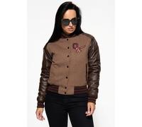 Queen Chaqueta Colegio Parafina QKI19003 Marrón XXL