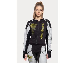 Queen Chaqueta interior para moto QK3202352480 Gris L