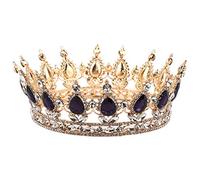 Queen Crown, Corona Tiara para Mujeres, Accesorio para el Cabello para Bodas Diamantes de Imitación Corona Redonda Joyería para el Baile de Bodas para Novia y Dama de Honor