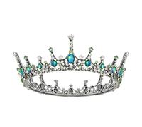 Queen Crown for Women-Wedding Tiaras and Crowns, Jeweled Costume Princess, Prom Birthday Party Halloween Hair Accessories para Bodas(Green)