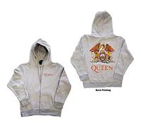 Queen - Felpa # Xxxxl Unisex Grey # Classic Crest