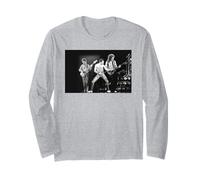 Queen - Foto oficial de FReddie Mercury Live B&W Manga Larga Manga Larga