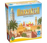 Queen Games Marrakesh Essential Edition - Juego Base, Juegos de Mesa Divertidos a Partir de 14 años para 2-4 Jugadores, Juego de conocedor, Juegos de Mesa para Adultos
