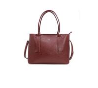 QUEEN HELENA Bolso de hombro grande con correa extraíble de gran capacidad para mujer LW207, rojo