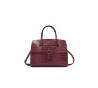 QUEEN HELENA Bolso grande de mano con correa extraíble elegante mujer M1064, burdeos