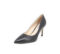 QUEEN HELENA Elegantes Zapatos de Punta Cerrada para Mujer S1999 Negro PU, 39 EU