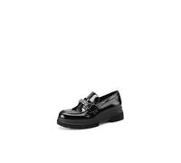 QUEEN HELENA Mocasines con hebilla con pedrería francesa Casual Elegantes Mujer X31-42, Negro , 36 EU