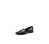 QUEEN HELENA Mocasines de tacón bajo Francescine Casual Elegantes Mujer ZM9802, Negro , 39 EU