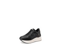 QUEEN HELENA Zapatillas altas Zapatillas de deporte plataforma ligeras mujer X33-26, Negro , 37 EU