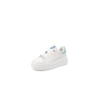 QUEEN HELENA Zapatillas de deporte Platform con pedrería para mujer X32-9, X34 13 Azul, 40 EU