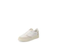 QUEEN HELENA Zapatillas Platform Mujer X34-4, Blanco E Beige, 39 EU