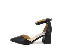 QUEEN HELENA Zapatos de Tacón de Mujer Zm9001 Negro, 37 EU