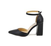 QUEEN HELENA Zapatos de Tacón de Mujer Zm9002 Negro, 40 EU