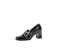 QUEEN HELENA Zapatos Elegantes de Tacón para Mujer ZM9526 Negro, 37 EU