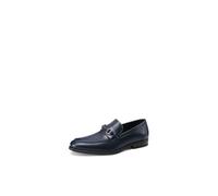 QUEEN HELENA Zapatos Elegantes Hombre Loafer Mocasines con Hebilla U1811, turquesa, 44 EU