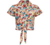 Queen Kerosin Beaches Blusa de mujer, tamaño XS