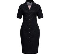 Queen Kerosin damas retro denim vestido lápiz Mit botones "Rockn Roll Rebel Queens" QKU460311 M