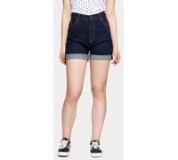 Queen Kerosin Denim Pantalones cortos para damas, azul, tamaño 30 para Mujer