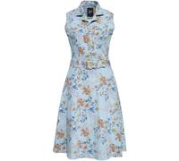 Queen Kerosin Denim Workwear Vestido Swing QKU26014 Azul claro S