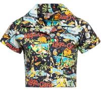 Queen Kerosin Ladies Aop Vintage Blusa "Lake Garda" QKU45007 XXL