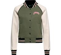 Queen Kerosin Ladies College Raglan Sweat Jacket "Queen Of Liberty " QKU44004 XXL