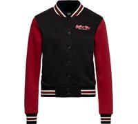 Queen Kerosin Ladies College Sweat Jacket " Built It Up" QKI34002 XS