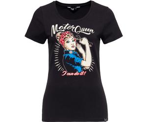 Queen Kerosin Motor Queen - I Can Do It Camiseta de damas, negro, tamaño XS para Mujer