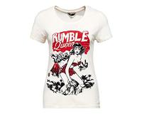 Queen Kerosin Mujer Rumble Queen Camiseta Not Applicable, Offwhite, XL