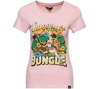 Queen Kerosin Queen Of The Jungle Camiseta de mujer, rosa, tamaño L