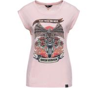 Queen Kerosin Ride Into The Wild Camiseta de mujer, gris, tamaño M