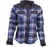 Queen Kerosin Troublemaker Blanko Adventure Camisa de señora, azul, tamaño 3XL para Mujer