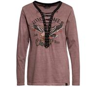 Queen Kerosin Wild Ones Ride Free camiseta de manga larga para mujer