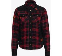 Queen Kerosin Wild Ones Roses Adventure Camisa de dama, negro-rojo, tamaño S para Mujer