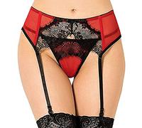 Queen Lingerie Tanga con Liguero de Encajes 100 g