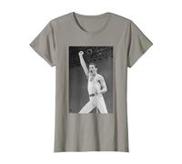Queen Live Aid en el Estadio Freddie Mercury de Wembley 1985 Camiseta, Mujer, Pizarra, XXL