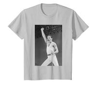Queen Live Aid en el Estadio Freddie Mercury de Wembley 1985 Camiseta, Niños, Plata, 10 años