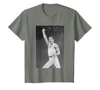 Queen Live Aid en el Estadio Freddie Mercury de Wembley 1985 Camiseta, Niños, Verde Militar Jaspeado, 2 años