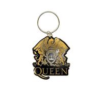 Queen - Llavero Gold Crest negro / oro