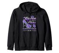 Queen nació en octubre Mujeres Niñas Damas Octubre Cumpleaños Sudadera con Capucha